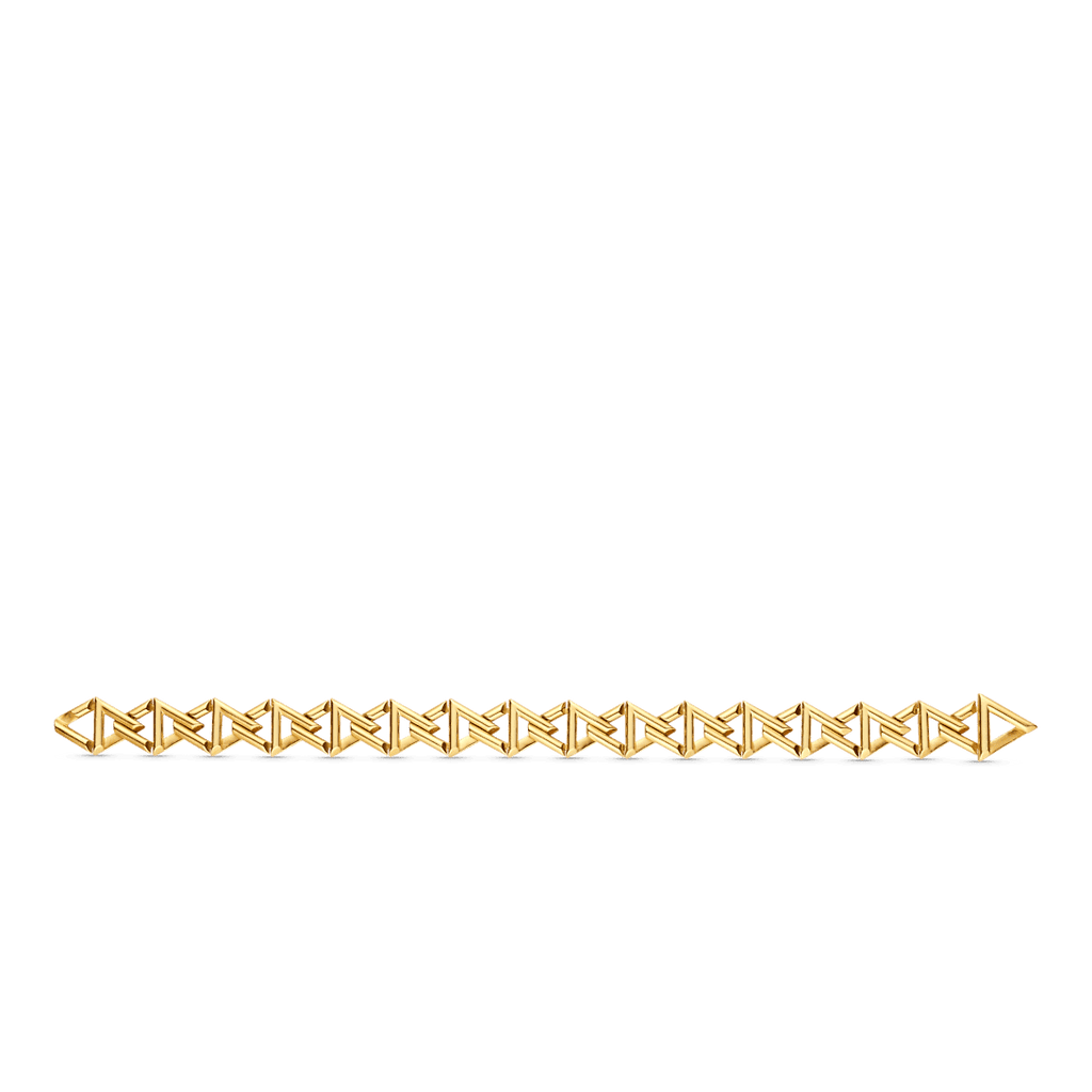 18K Louis Vuitton Volt Curb Chain Large Bracelet