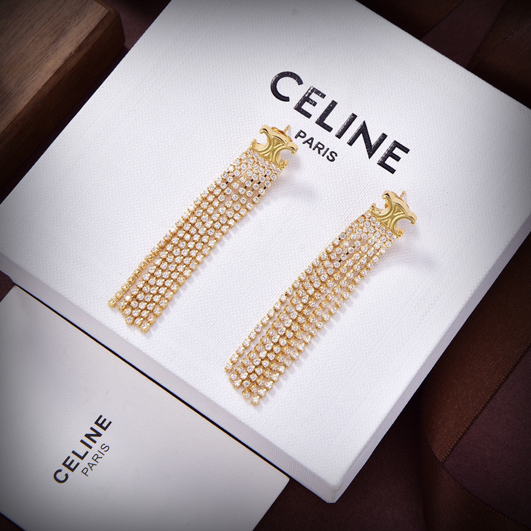 18K Celine Precious Tassels Earrings