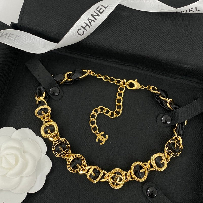 18K  Chanel 2024 Leather Necklace