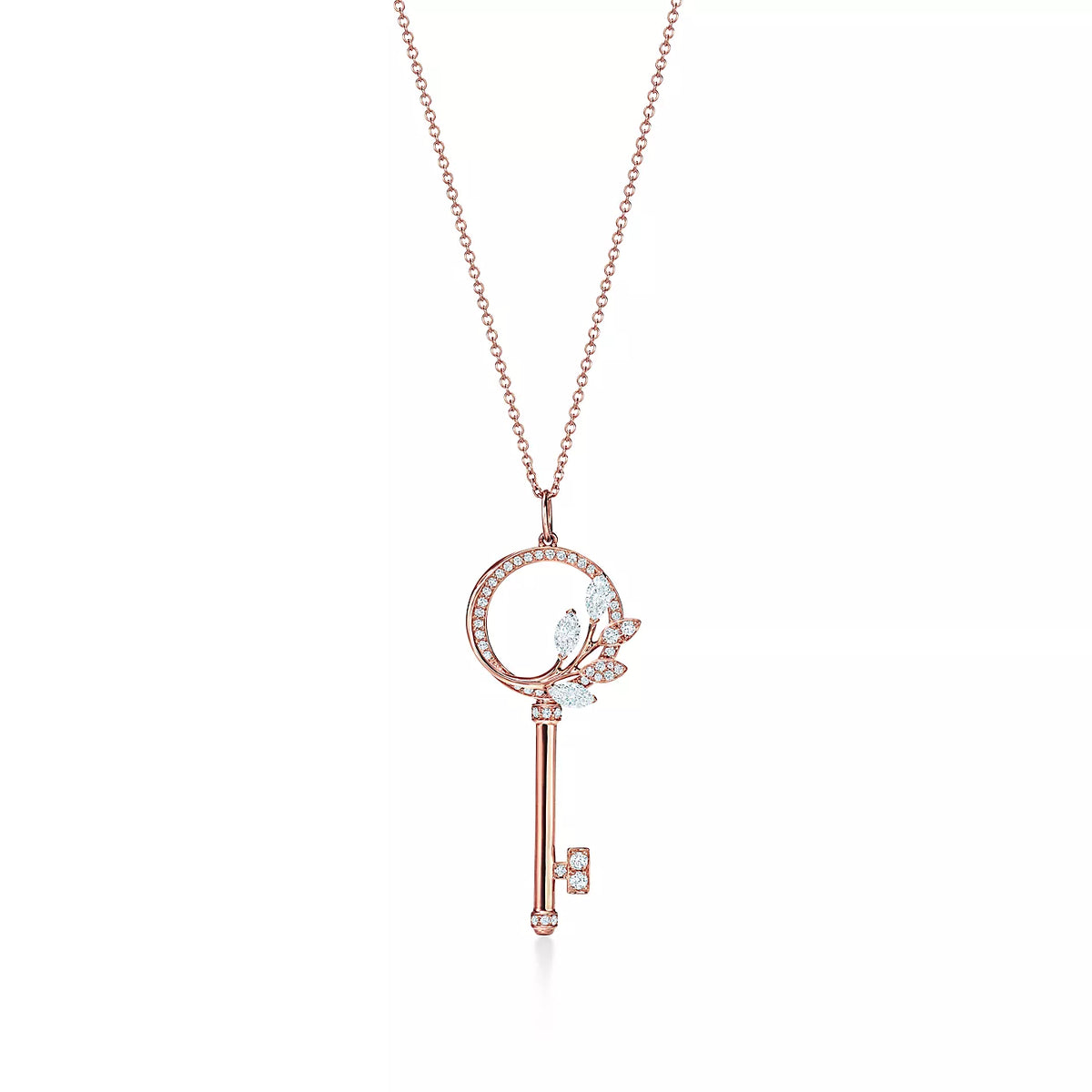 Tiffany Victoria Key Cubic Zirconia Necklace